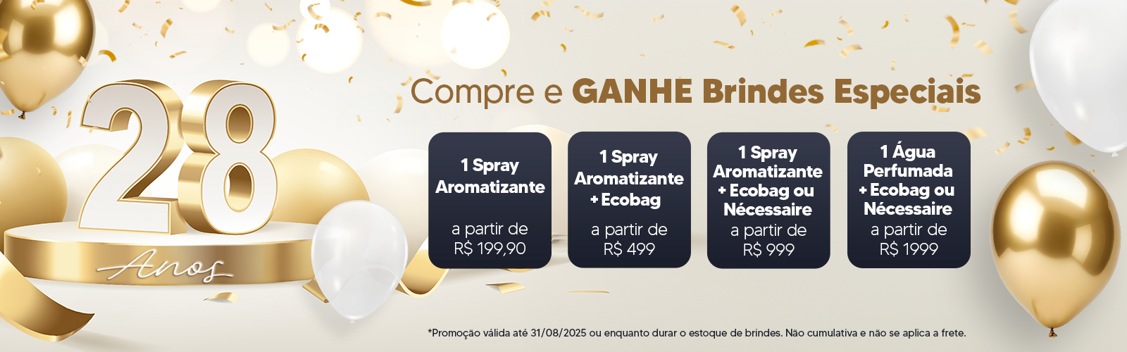 cdc banner compre e ganhe brindes especiais 28 anos de loja desktop full